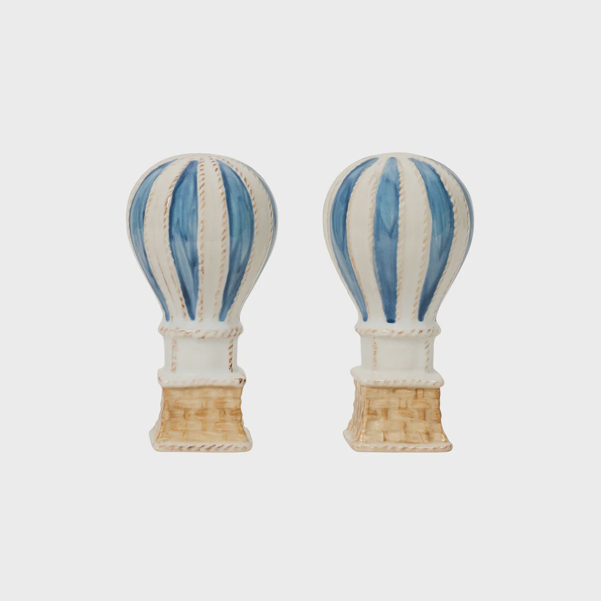 L' Amour Toujours Hot Air Balloon Salt & Pepper Shakers