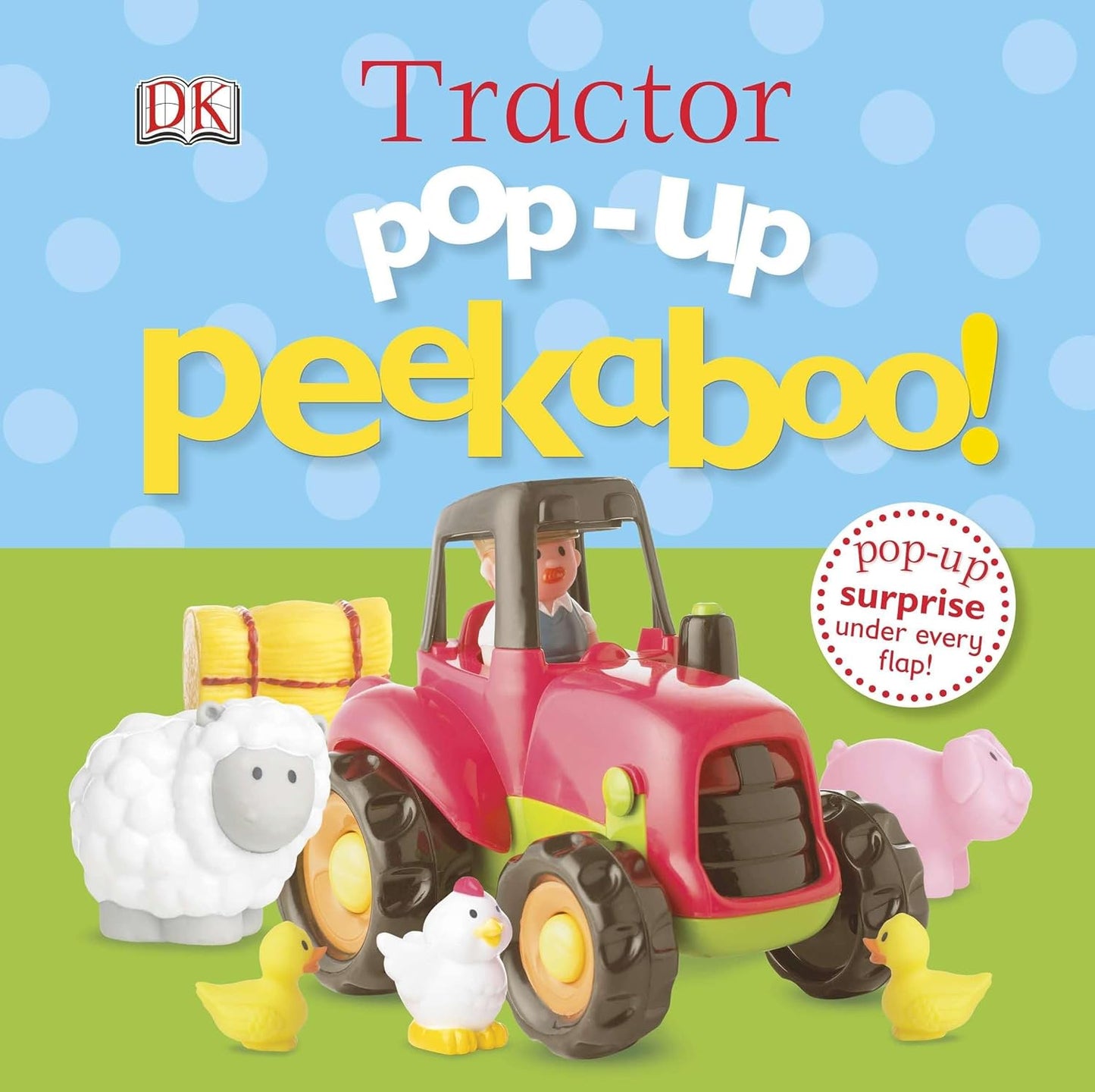 Popup Peek Tractor Book