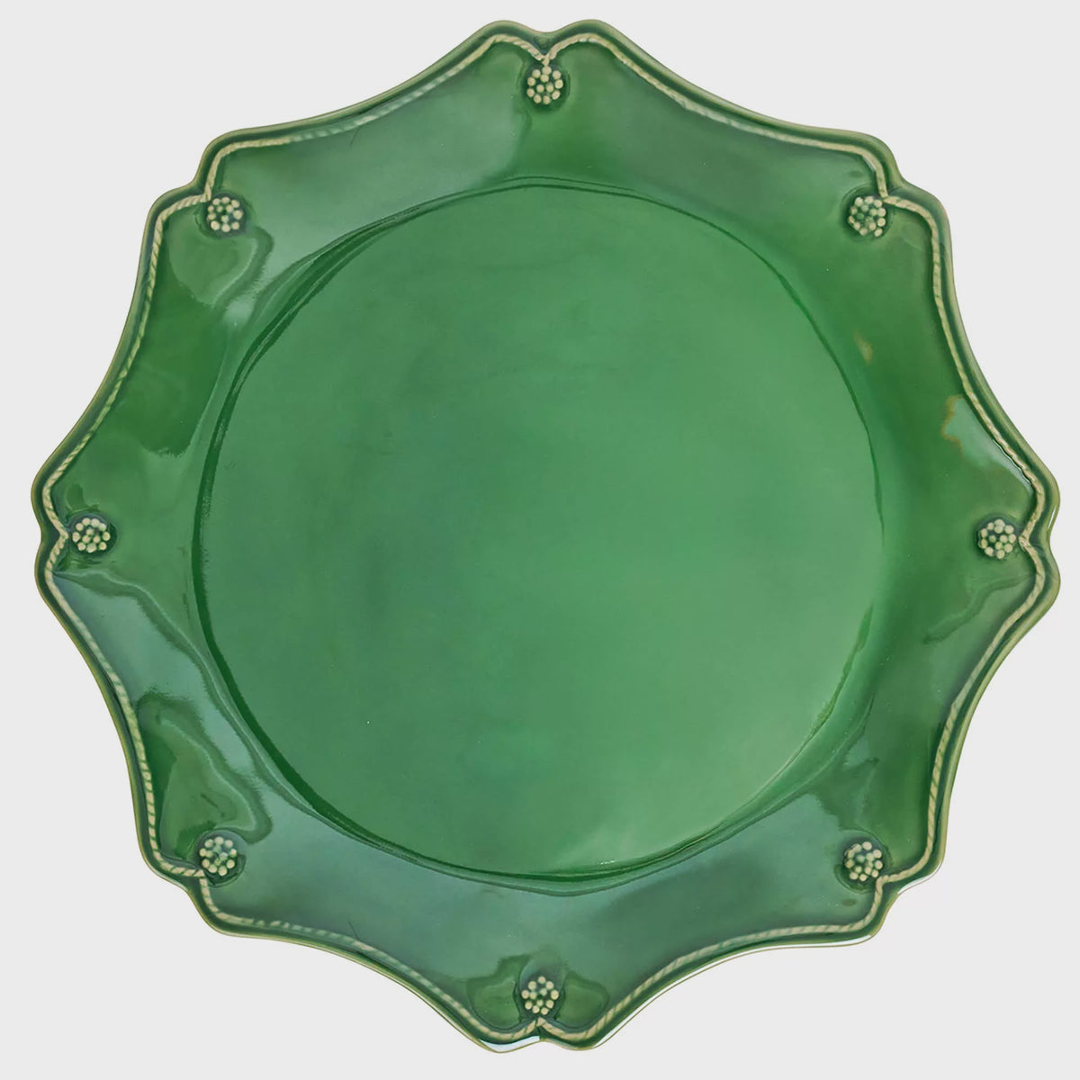Berry & Thread Basil Scalloped Charger/Platter