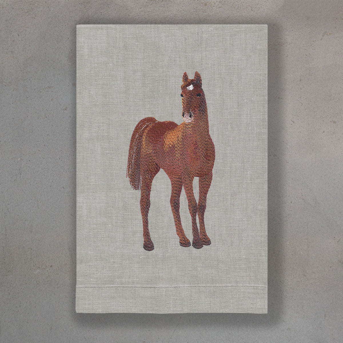 Horse Linen Guest Towel