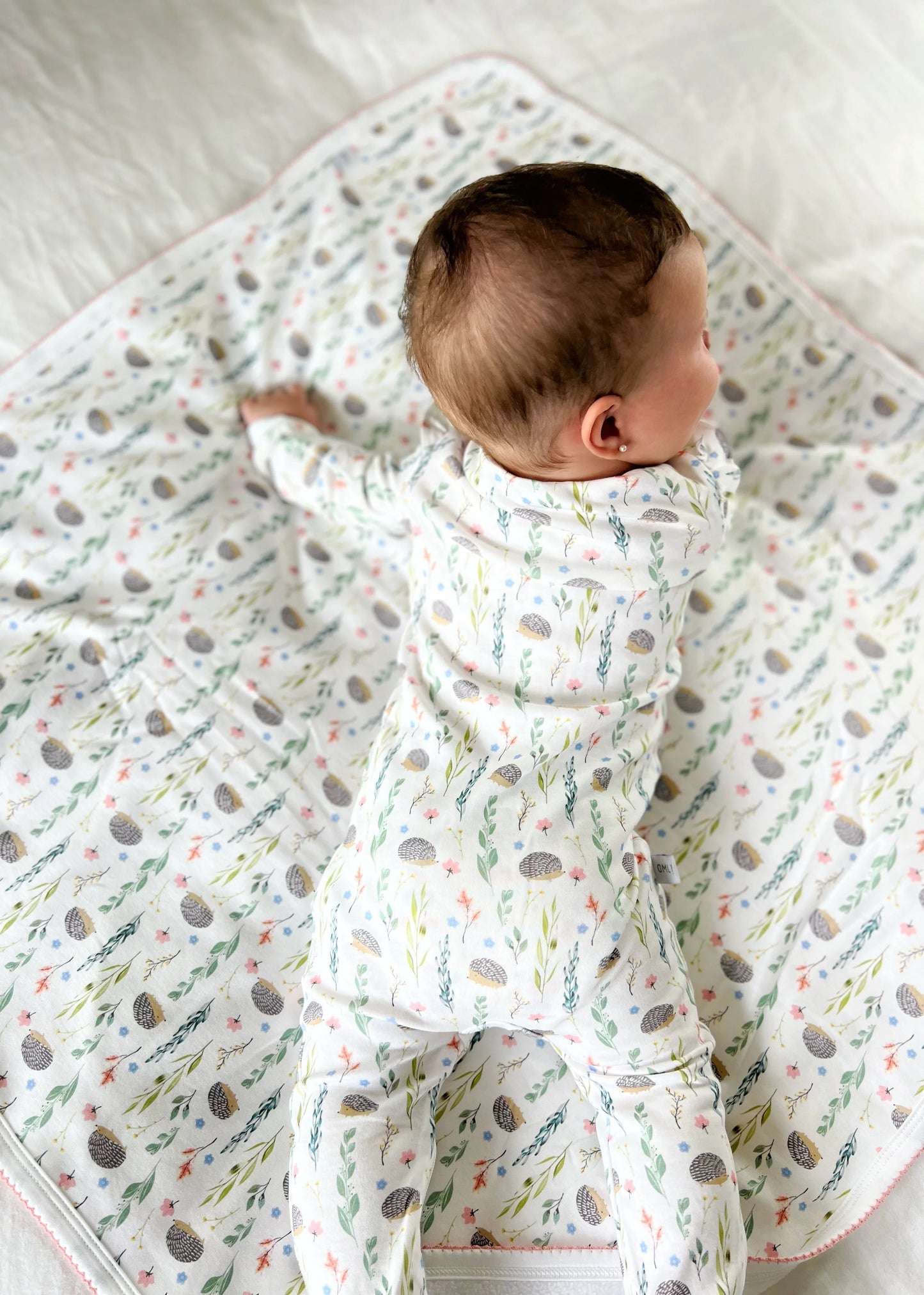 Little Hedgehog Baby Footed Pajama