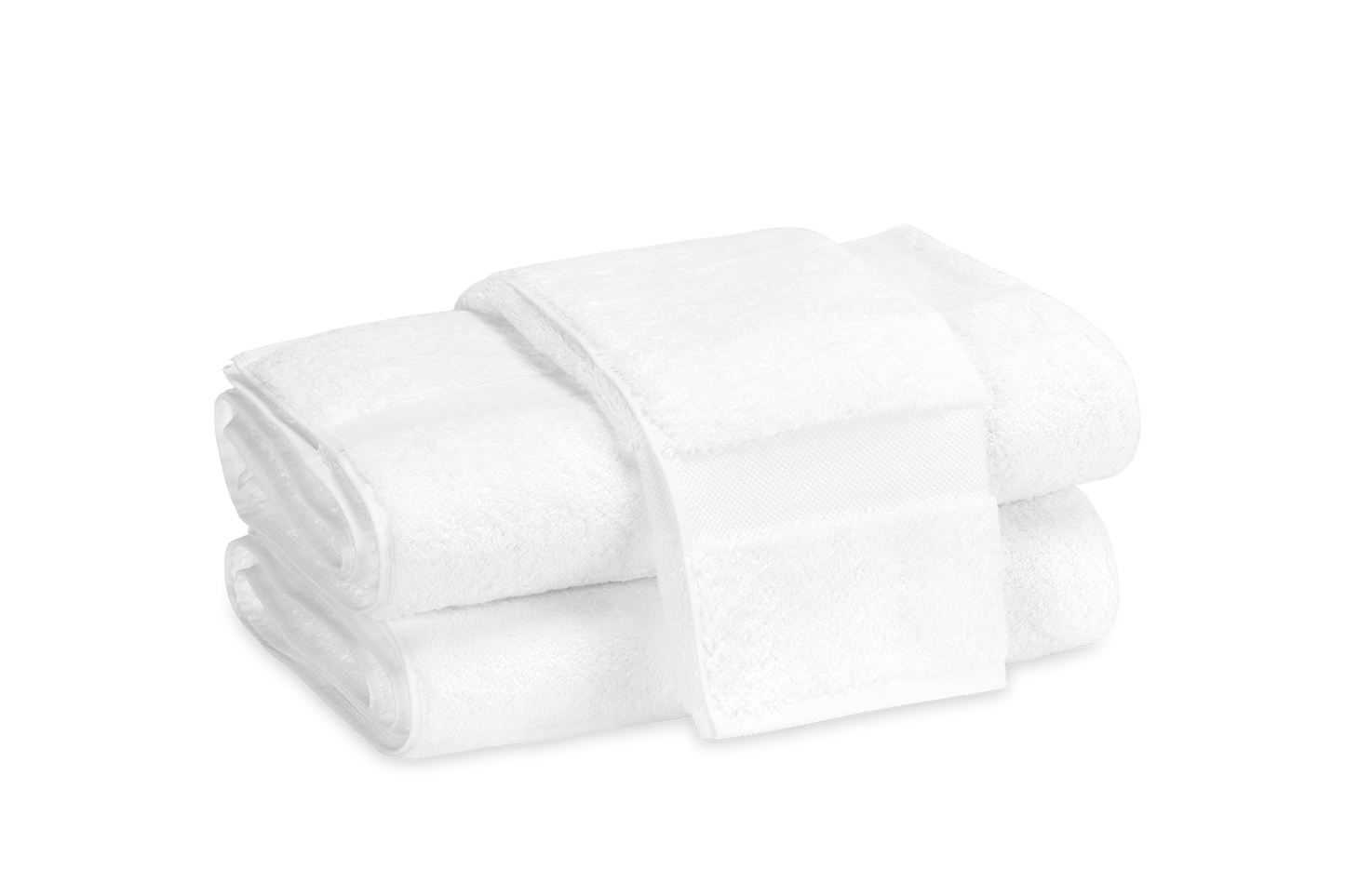 Lotus Bath Towels - White