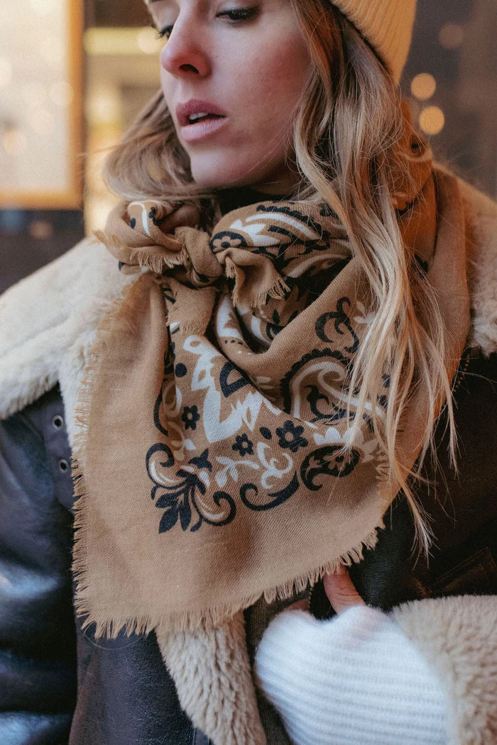 Bandana Camel Scarf