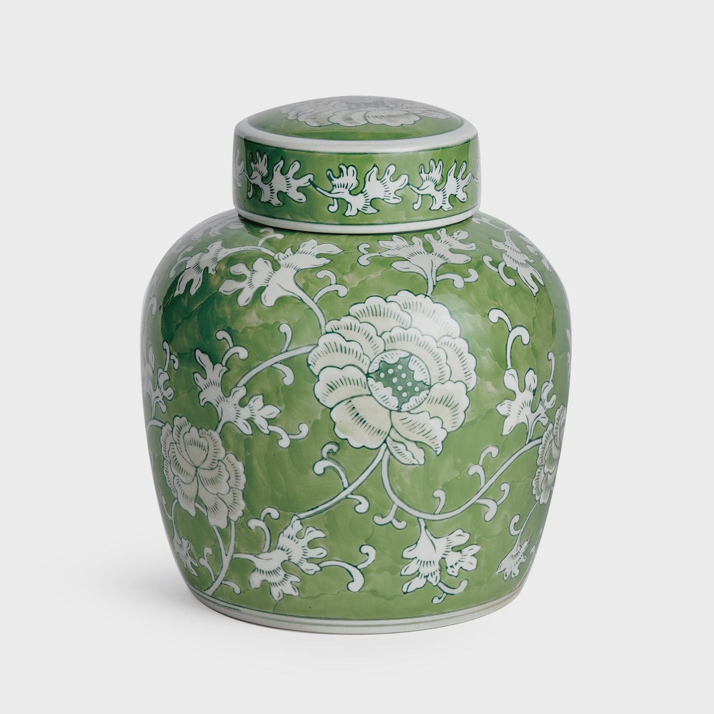 Imperial Lotus Lidded Jar