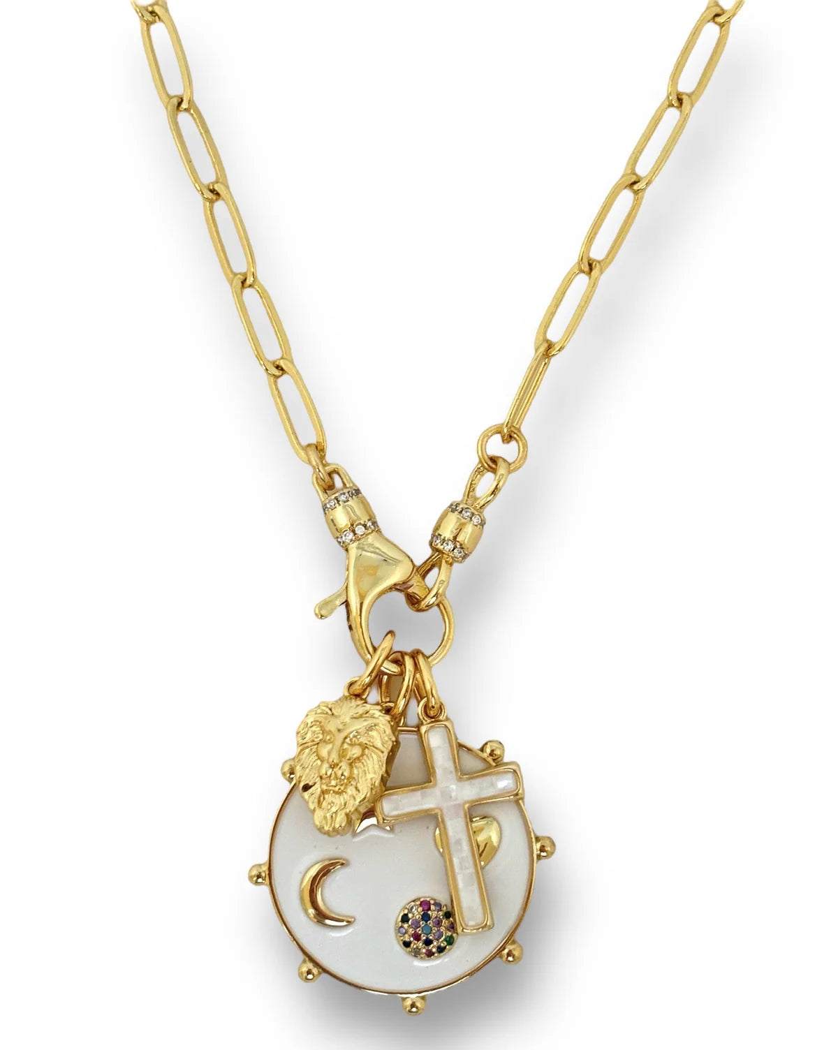 Shell Cross Pendant