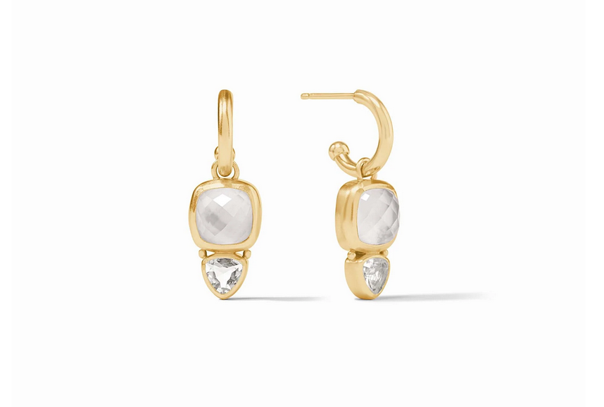 Aquitaine Duo Hoop & Charm Earring
