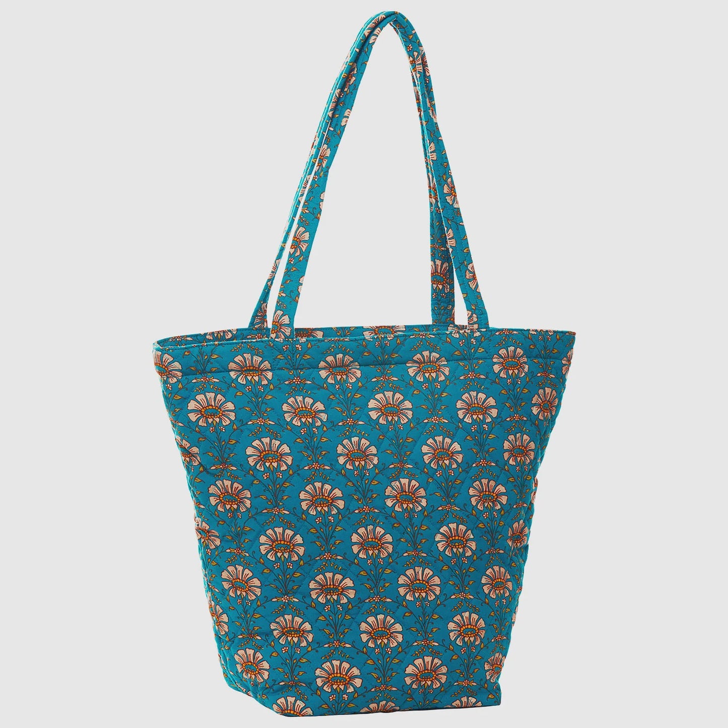 Jeeva Teal Tote Bag