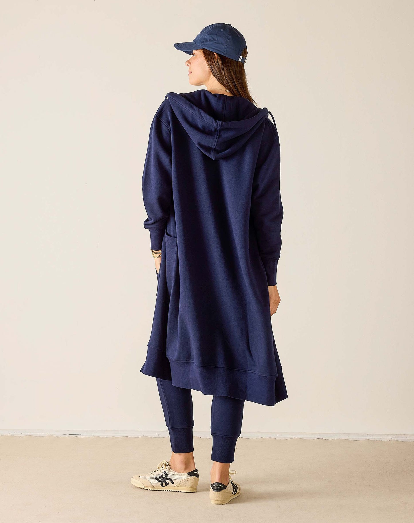 Frenchie Full Zip Maxi Hoodie