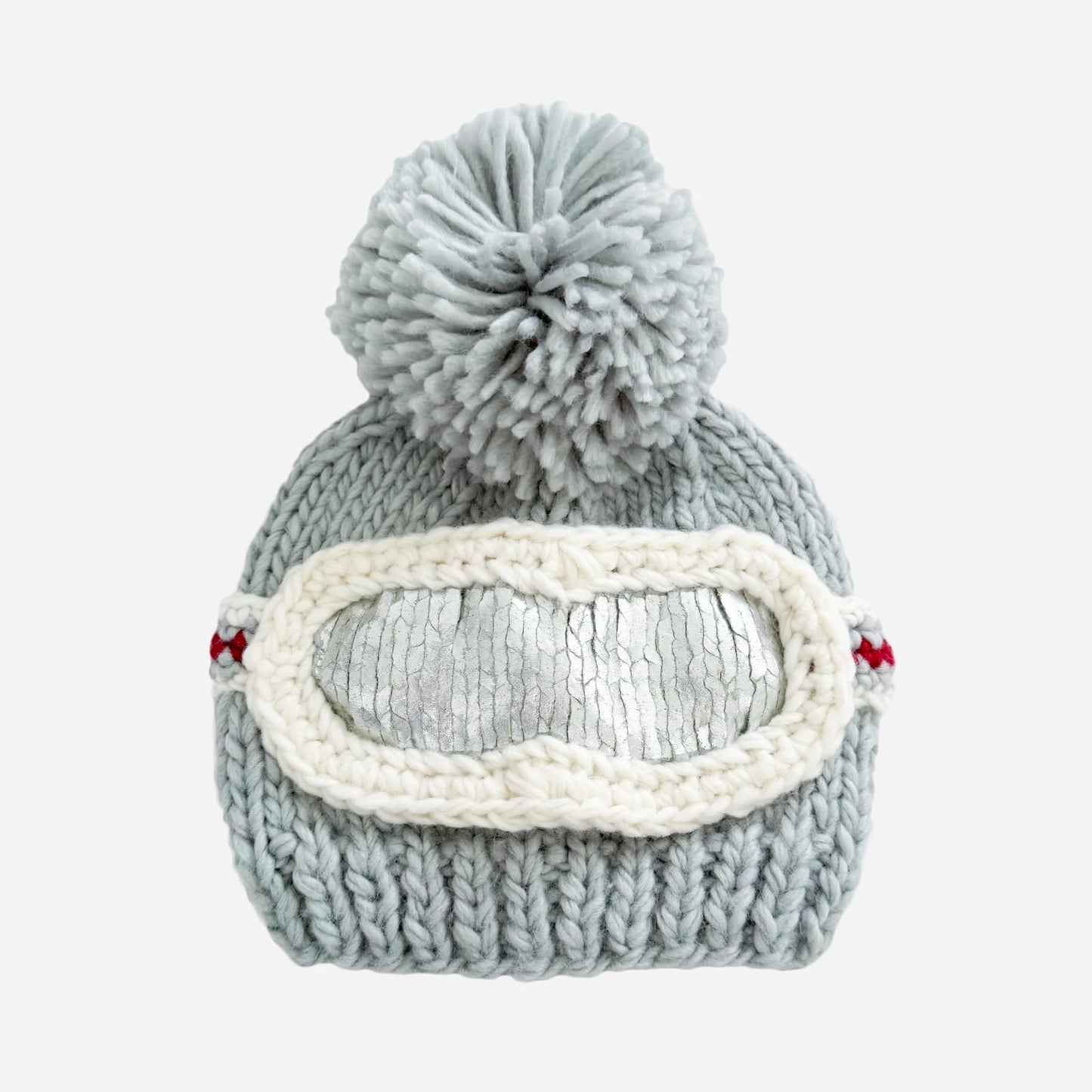 Bowie Grey Ski Goggle Beanie Hat