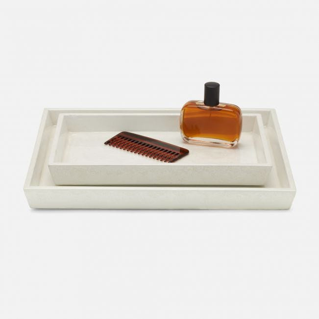 Charlotte White Nested Trays
