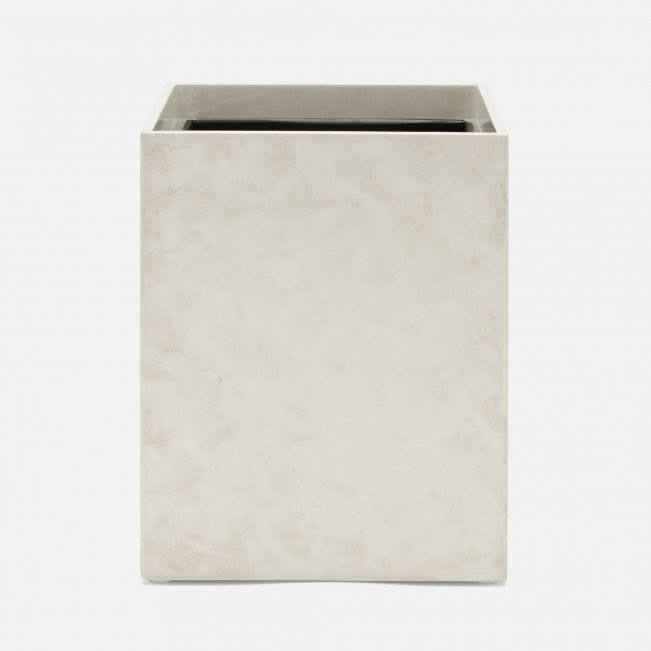 Charlotte White Wastebasket