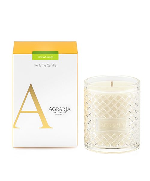 Woven Crystal Candle - Lime & Orange Blossom