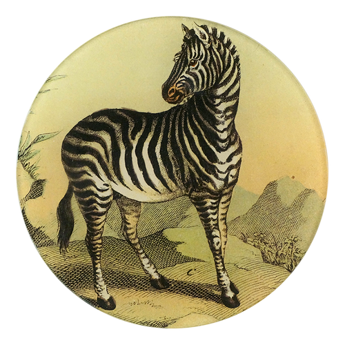 Zebra 5 3/4" Round