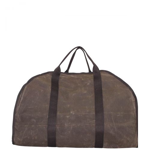 Waxed Canvas Log Carrier FIREWOOD
