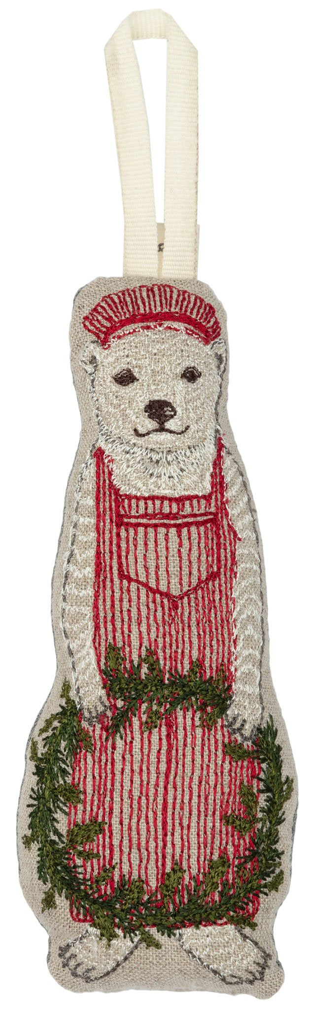 Train Conductor Bear Ornament