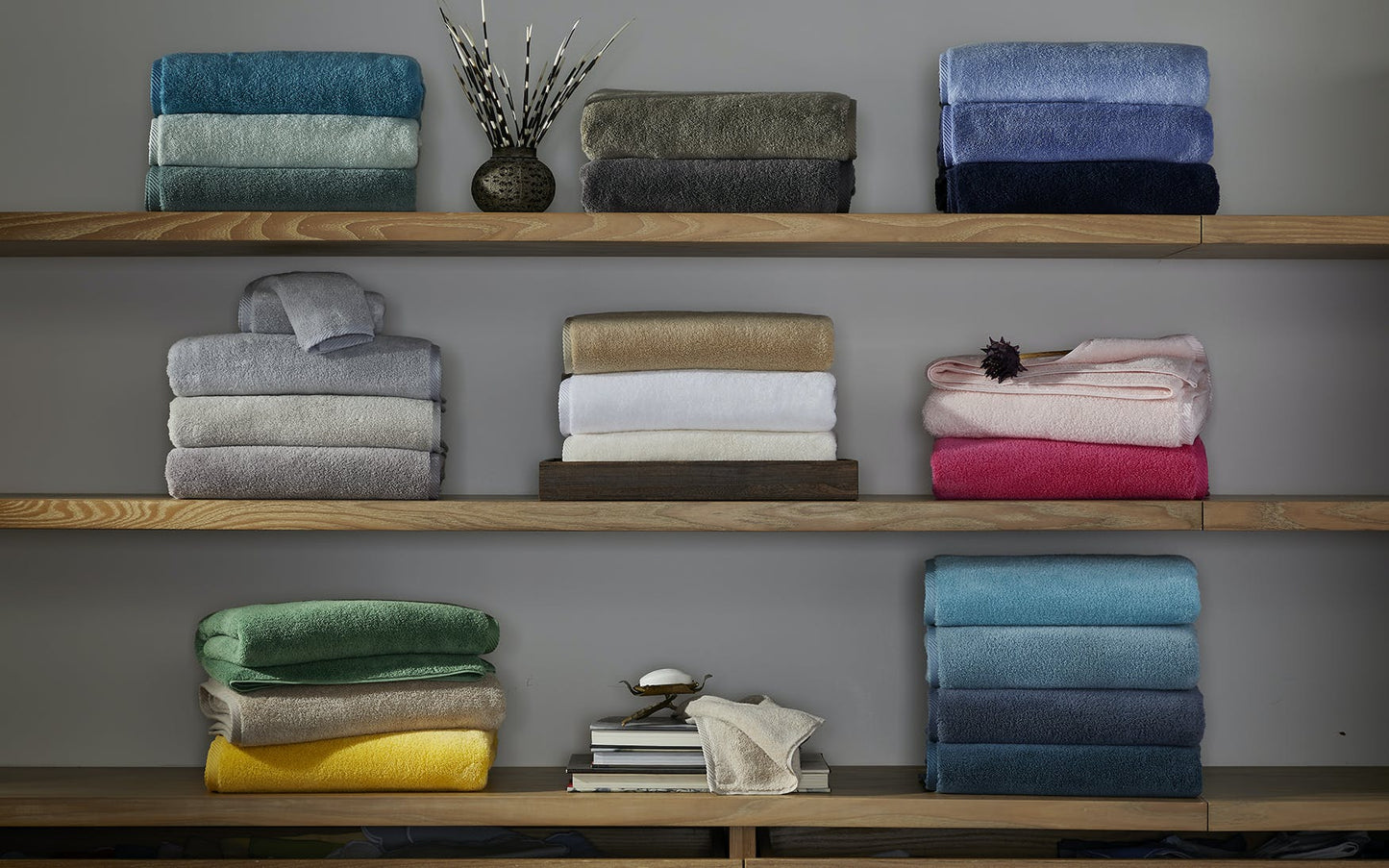 Milagro Bath Towels Ivory