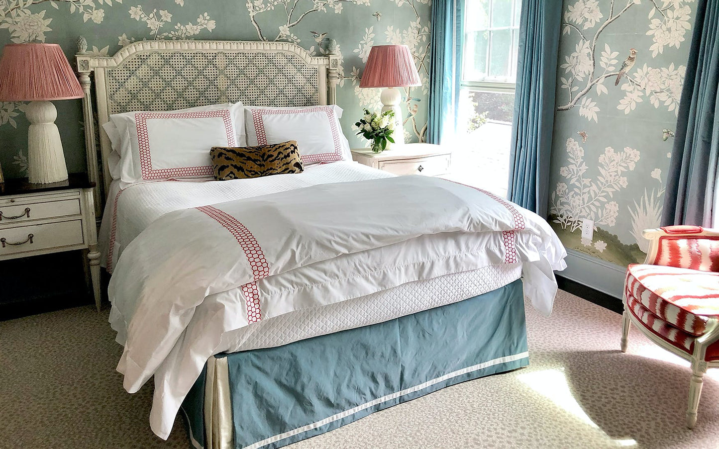 Pair Liana Standard Cases - Coral