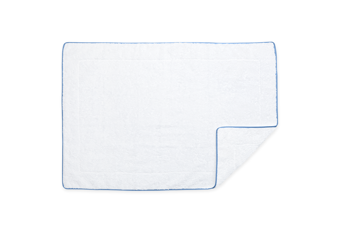 Cairo Bath Towels White/Azure