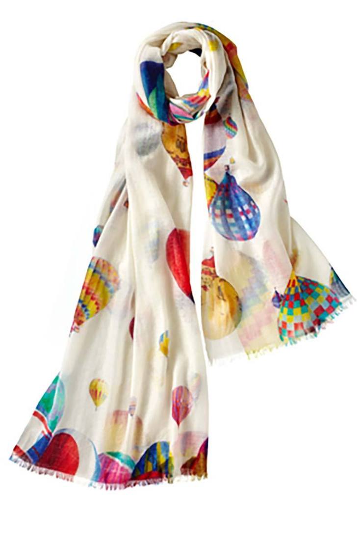 Captiva Cashmere Featherweight Printed Shawl - Palloncino