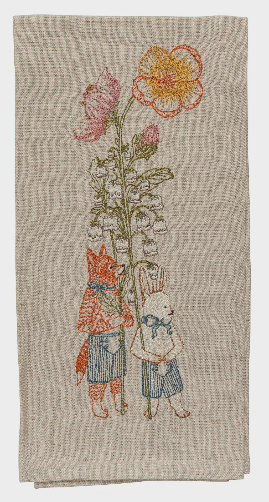 Spring Parade Lily Tea Towel