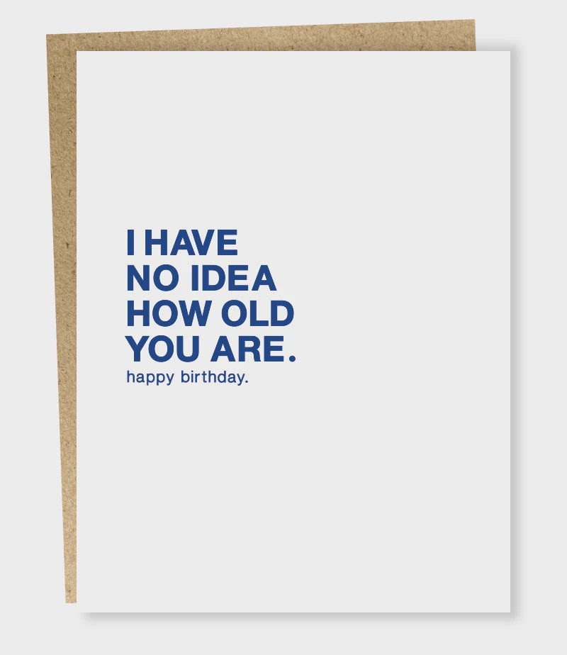No Idea Card