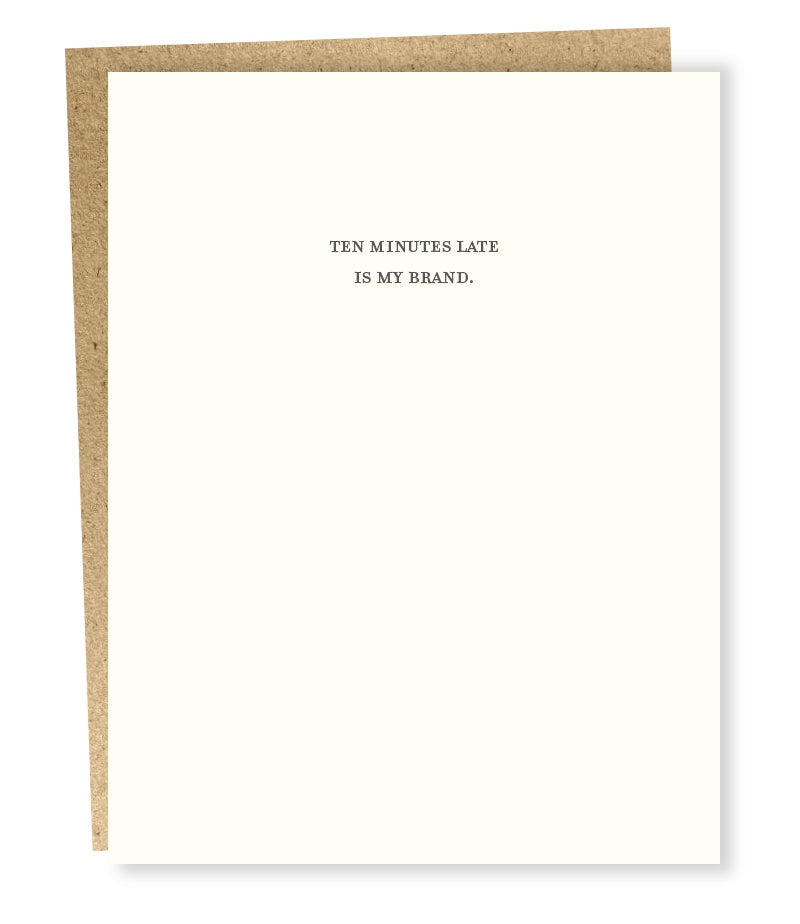 Ten Minutes Card