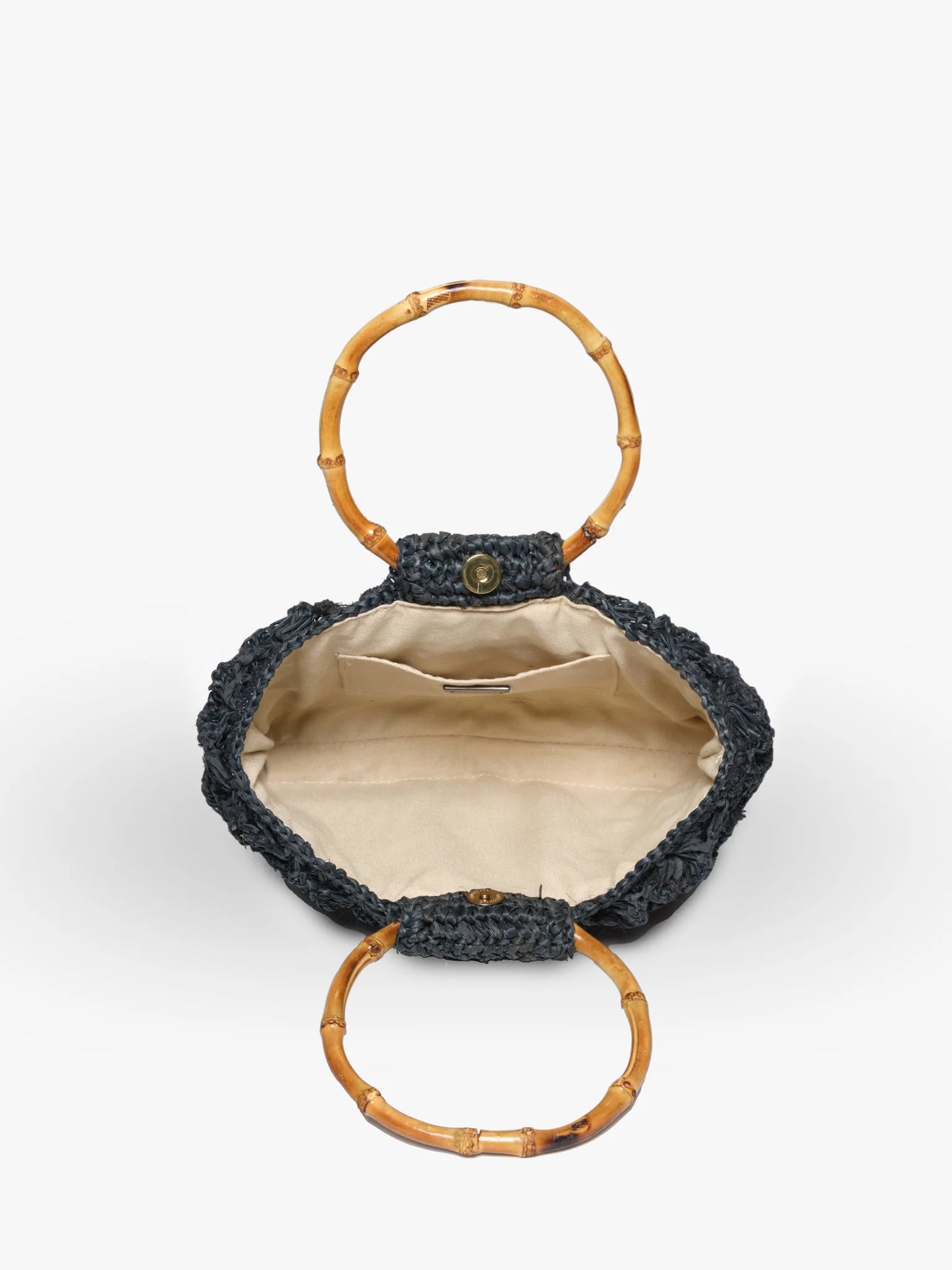 Maisel Ruffle Straw Mini Bag