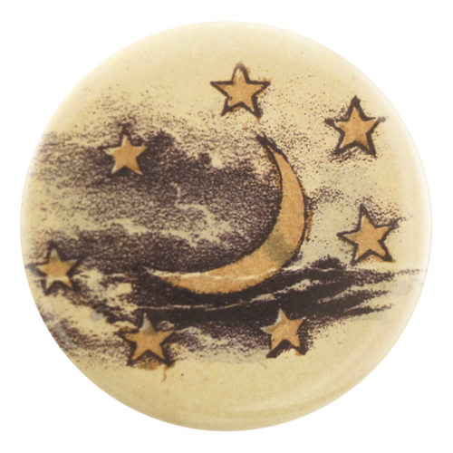 Stars & Moon 4" Round