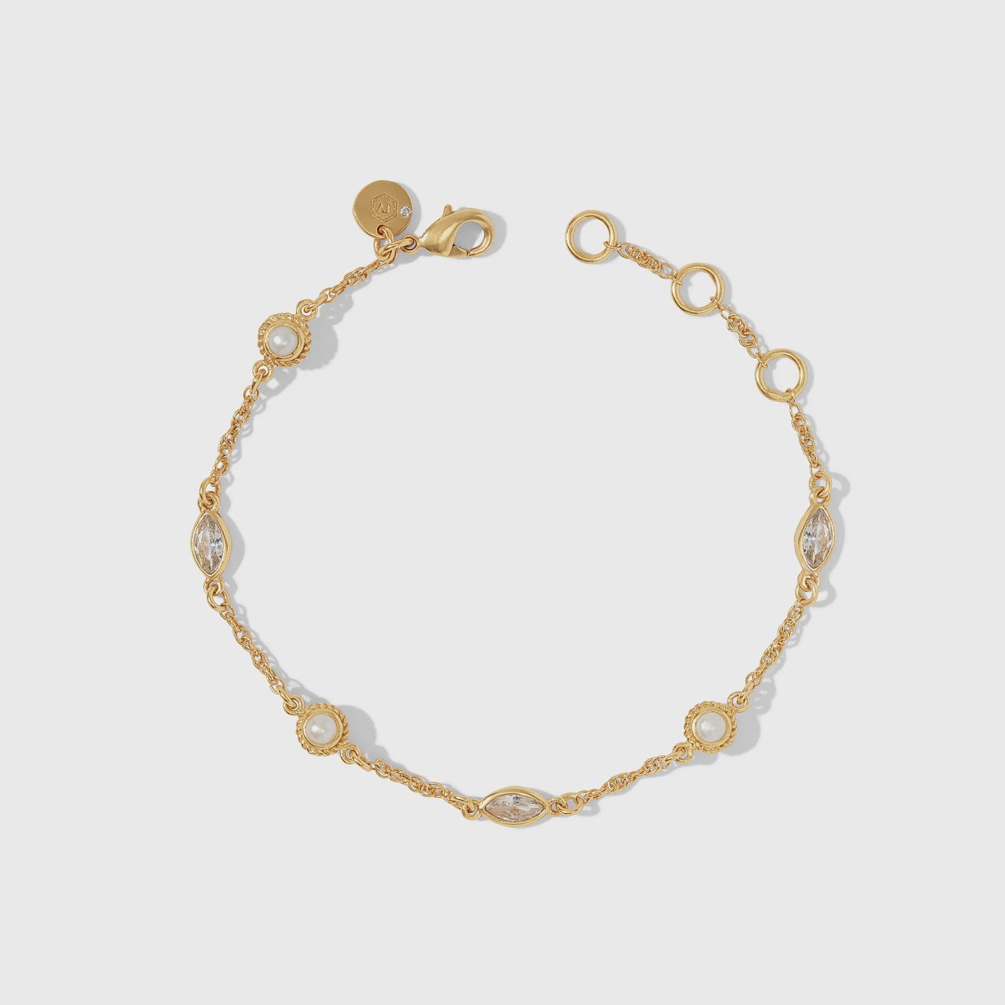 Monaco Delicate Bracelet CZ/Pearl