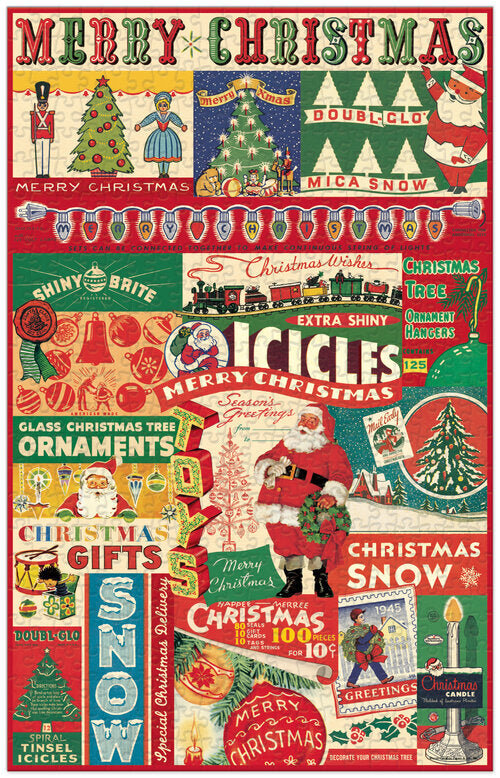 Vintage Christmas 500 Piece Puzzle