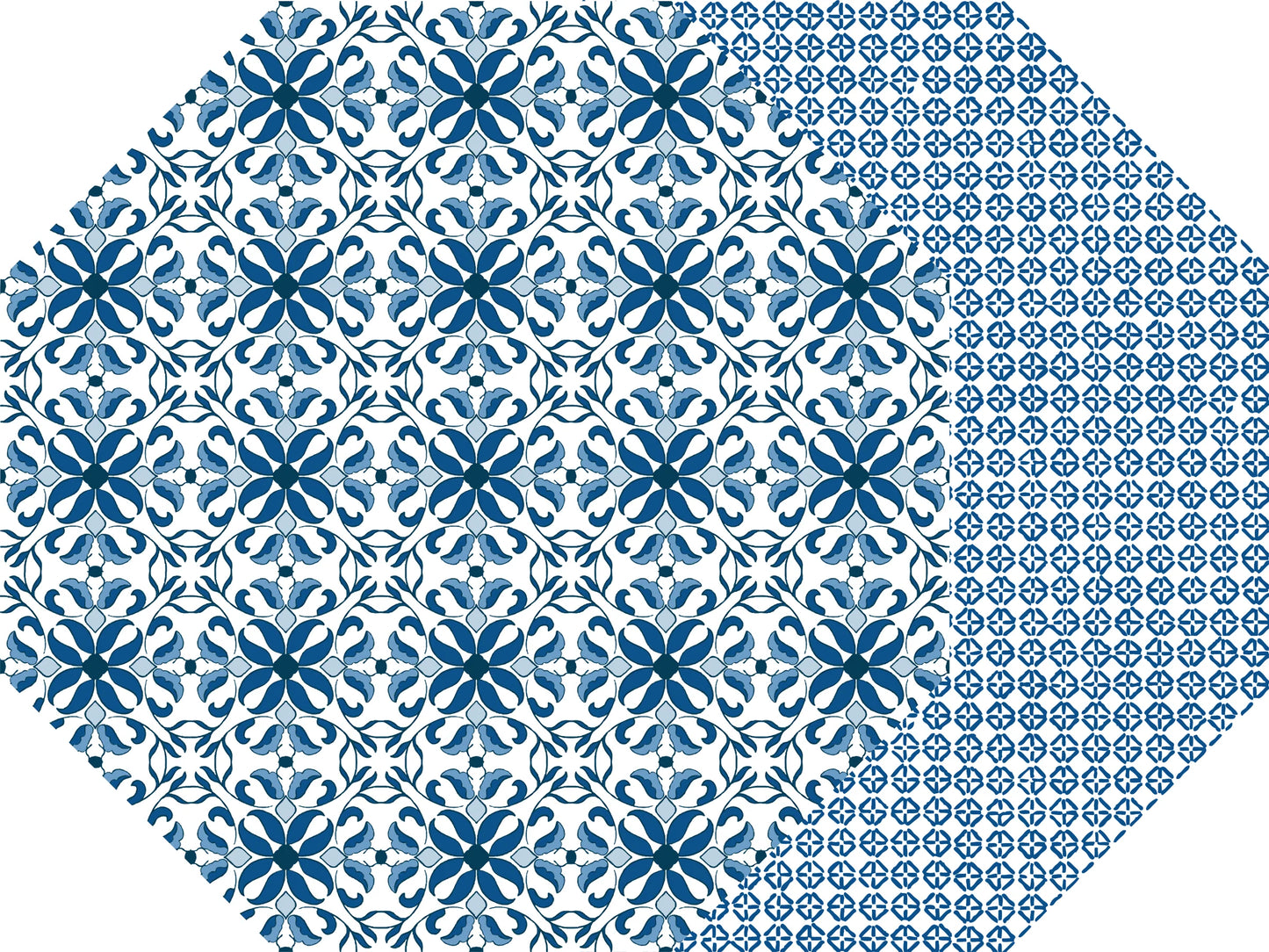 Two Sided Octagonal Porto Placemats