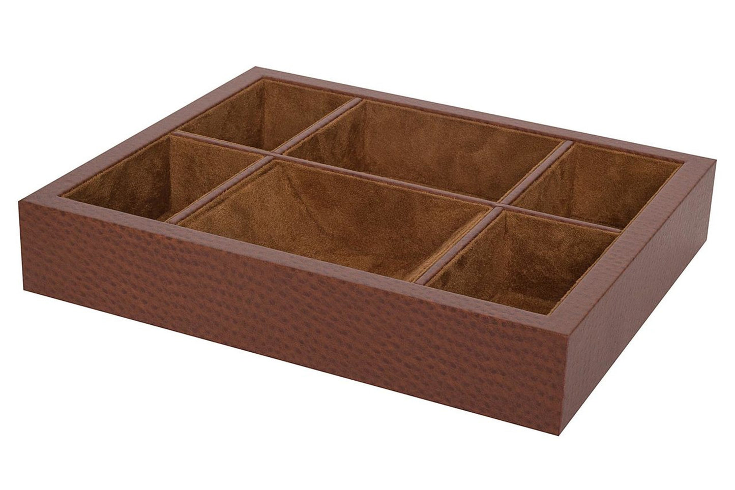 Faux Leather Valet Tray