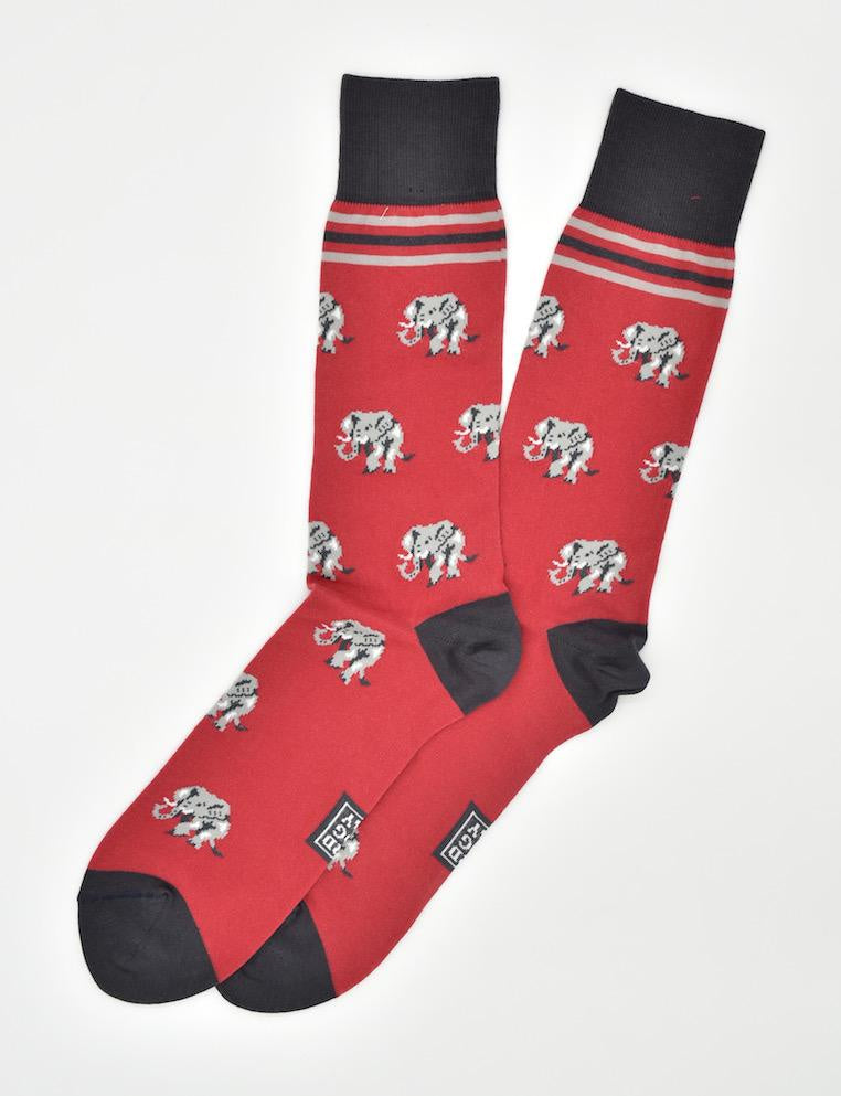 Elephant Stampede Socks