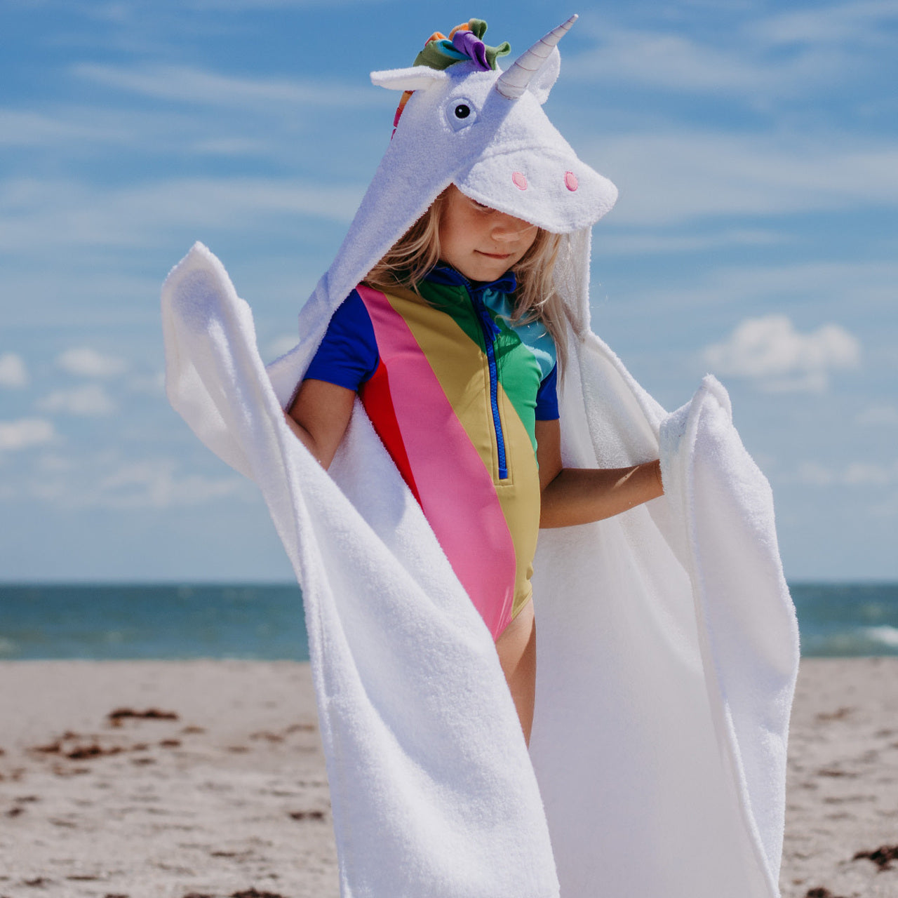 Unicorn Hooded Towel