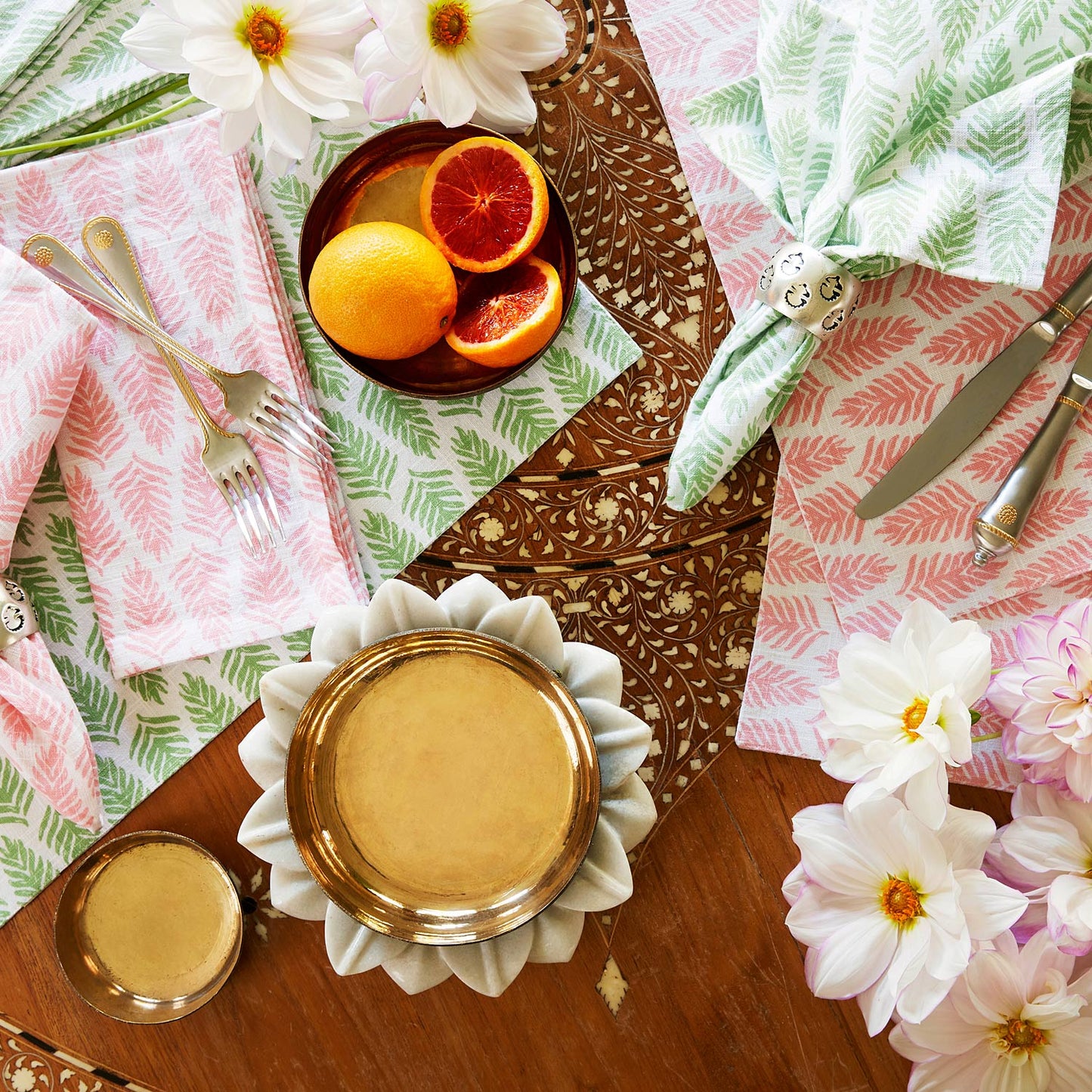 Lia Lotus Napkins - Set of 4