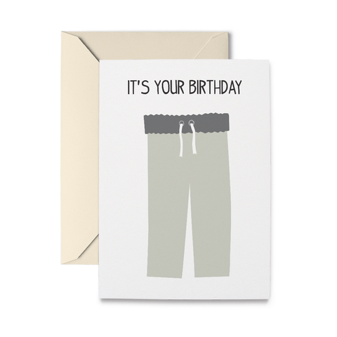 Birthday Pants Greeting Card