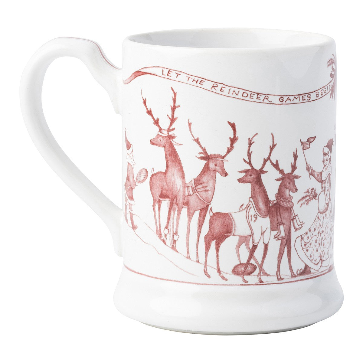 Country Estate Reindeer Games Ruby Mug DISC
