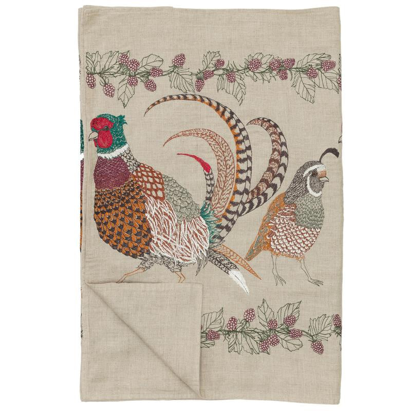 Pheasant and Quail Table Runner DISC