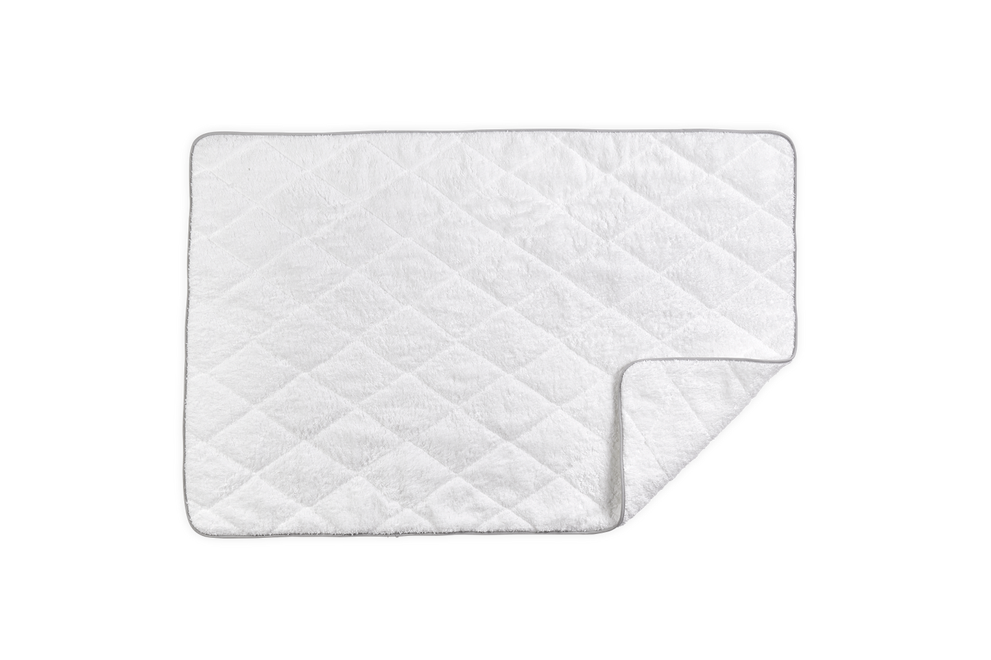 Cairo Bath Towels White/Silver