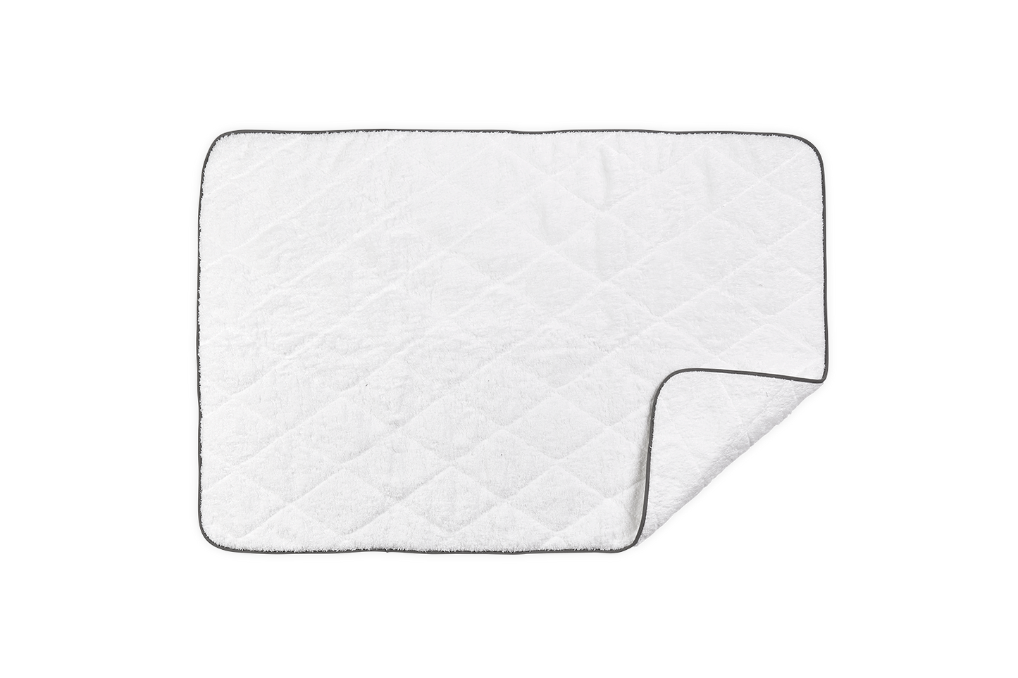 Cairo Bath Towels White/Smoke Gray