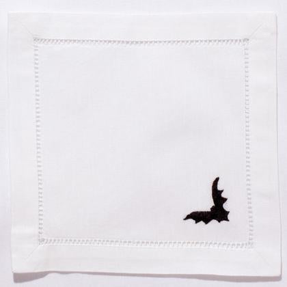 Halloween Bat Cocktail Napkin - Set of 4