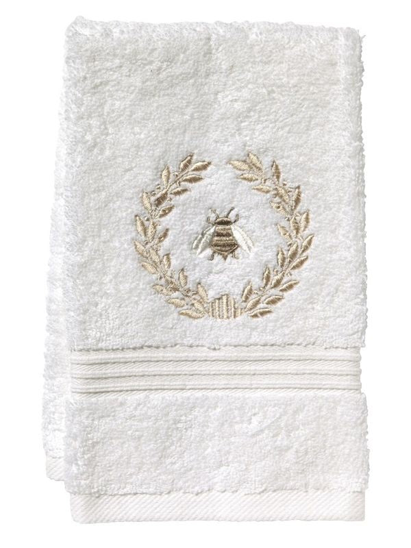 Terry Guest Towel - Napoleon Bee Wreath Beige