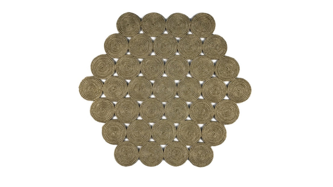 Placemats; Honeycomb; Metallic Gold 1150