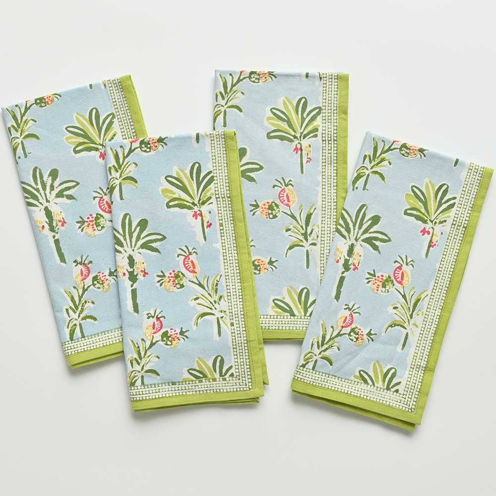 Palms & Pineapples Napkins (set/4)