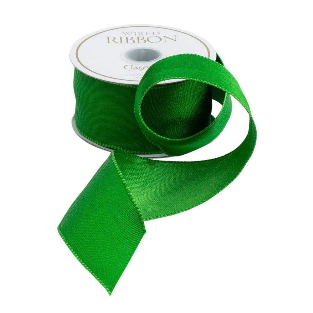 Green/Dark Green Reversible Ribbon