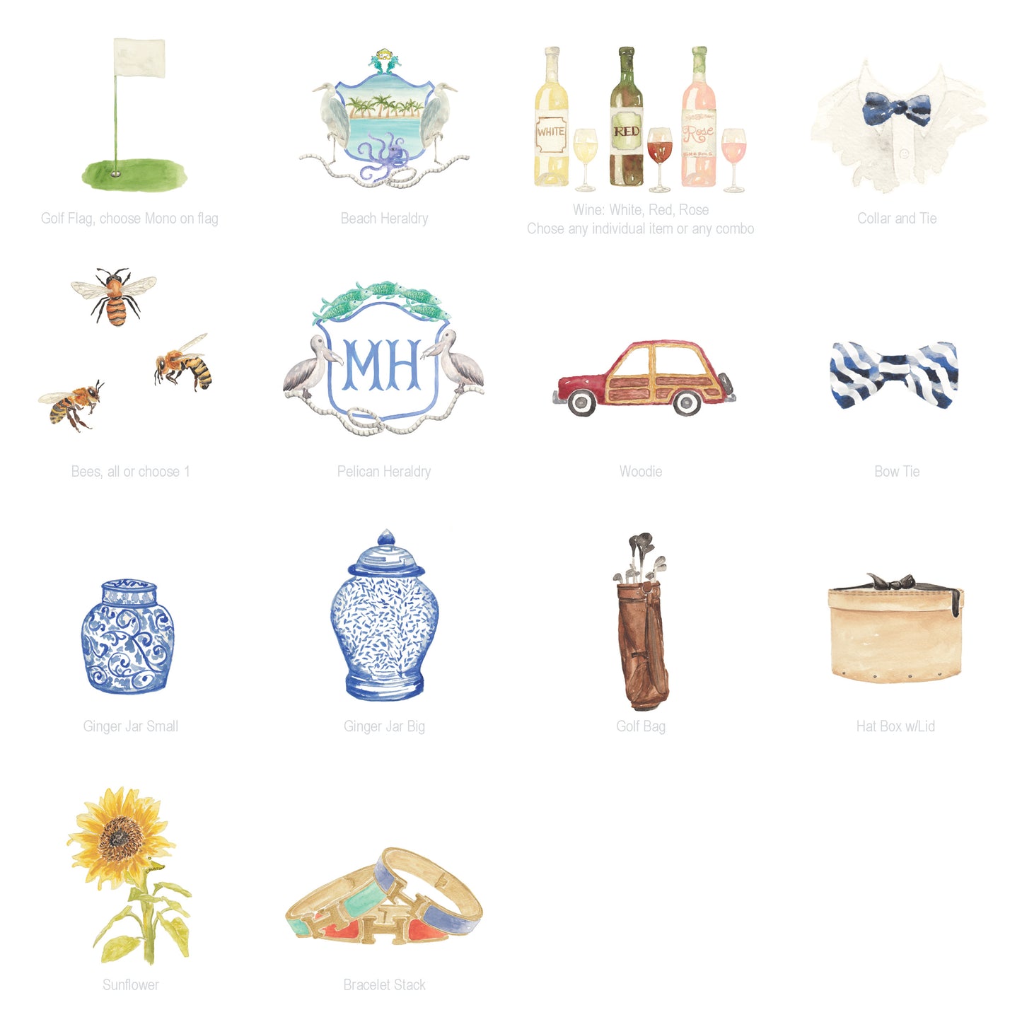 Tiny Notes/Gift Tags with Acrylic Holder