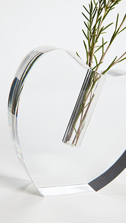 Heart Shape Crystal Vase