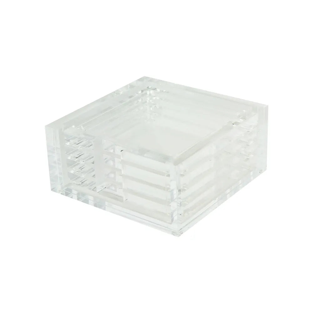 Lucite Coaster Set/4