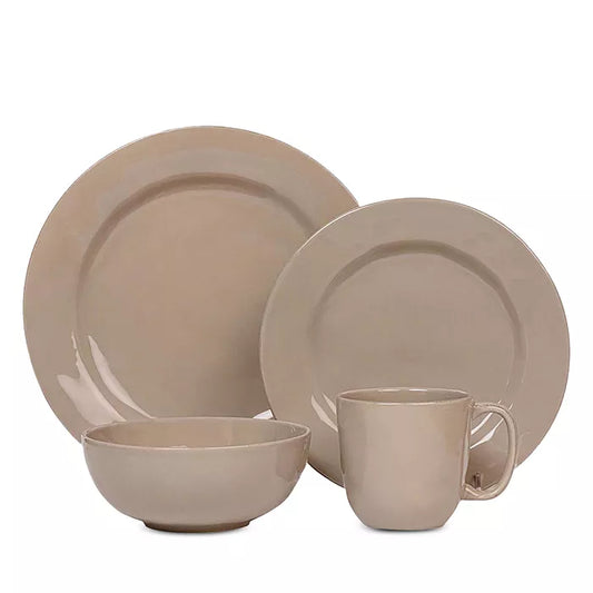 Puro Taupe 4pc Place Setting