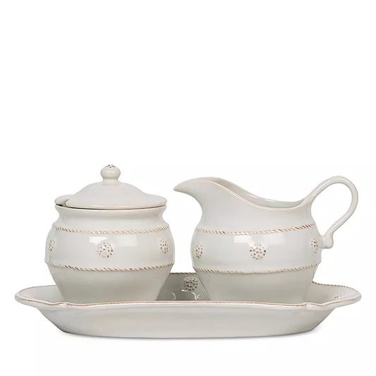 Berry & Thread Sugar and Creamer 3pc Set